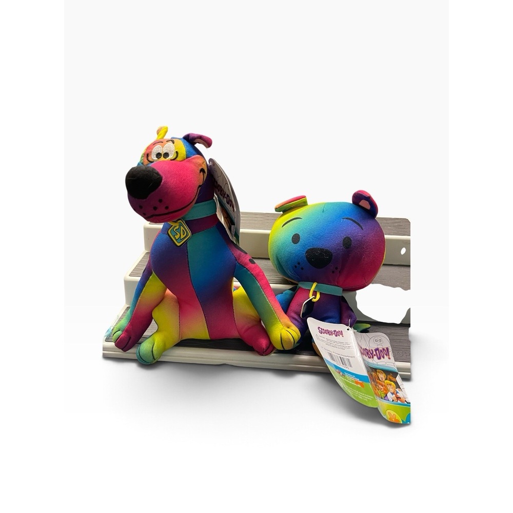 Scooby-Doo Gradient Collection 7" Lot Of 2 NWT Scooby & Scrappy Doo